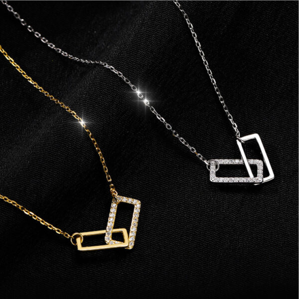 Simple Temperament Double Necklaces Female Clavicle Chain