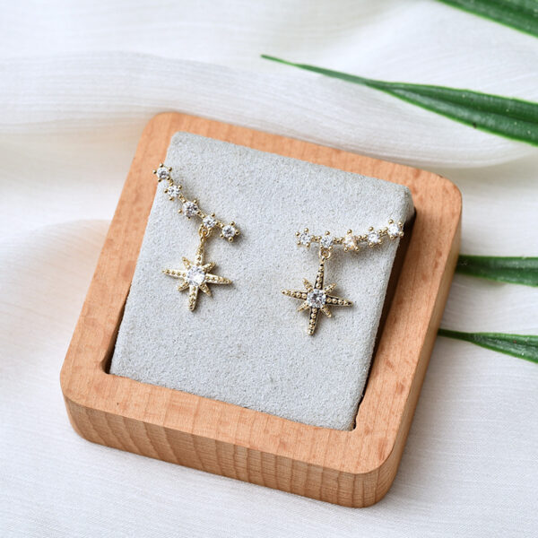 Celestial stars earrings - Image 2