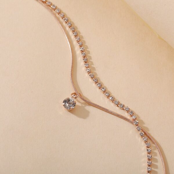 Bohemian Cubic Zirconia Anklet - Image 2