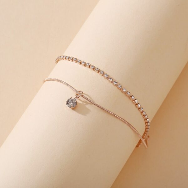 Bohemian Cubic Zirconia Anklet - Image 6