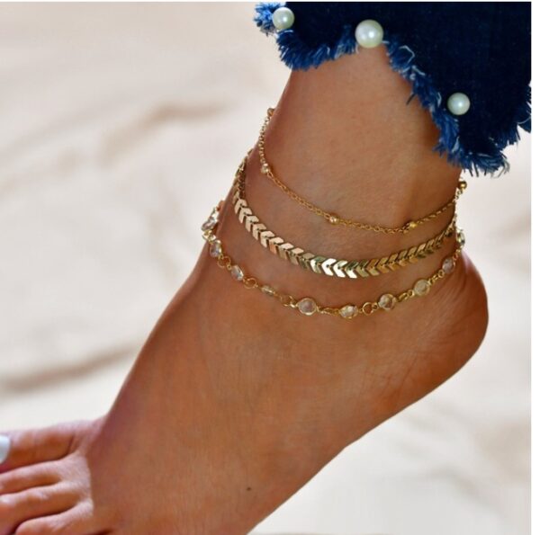 Bohemian Cubic Zirconia Anklet - Image 7