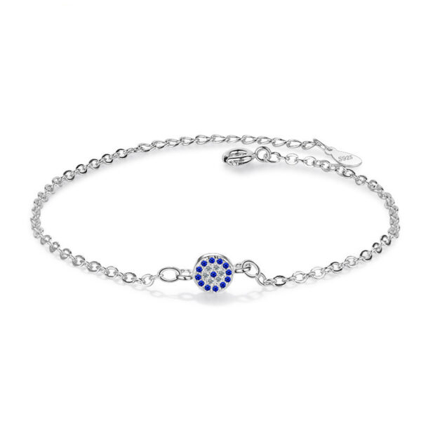 Gemstones Circle Eye Bracelet