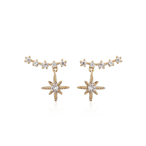 Celestial stars earrings - Image 4