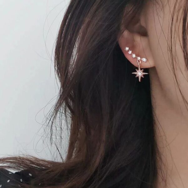 Celestial stars earrings - Image 3