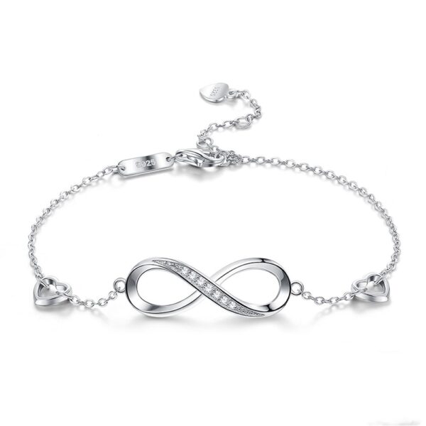 Silver Infinity Bracelet - Image 7