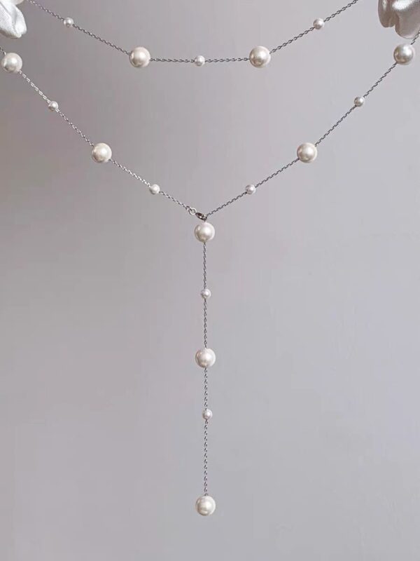 Starry Pearl Choker Necklaces - Image 5