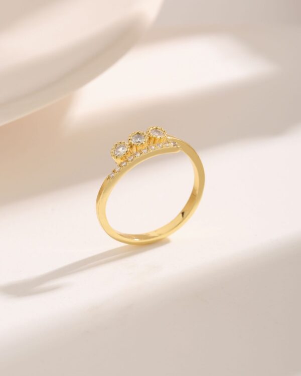 Simple Niche Design Round Cross Ring - Image 2