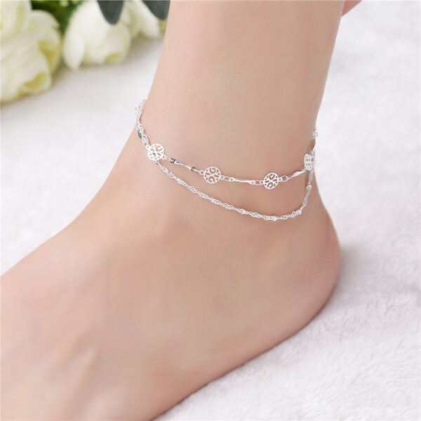 Hollow Anklet Clip Bead