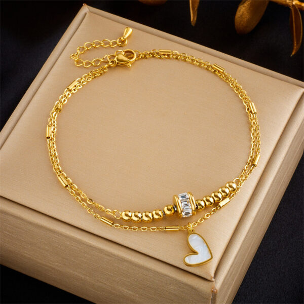 Boho Classic Love Heart Anklet