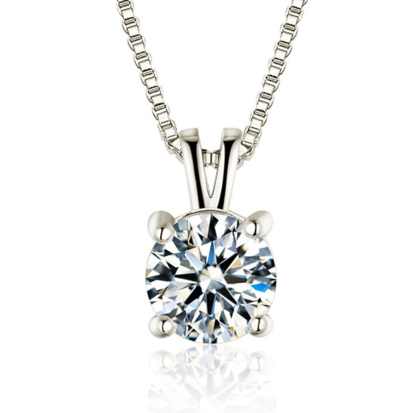 Platinum Plated White Pendant - Image 3