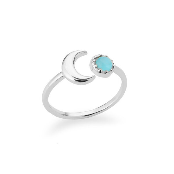 Adjustable Sun Opal Ring - Image 4